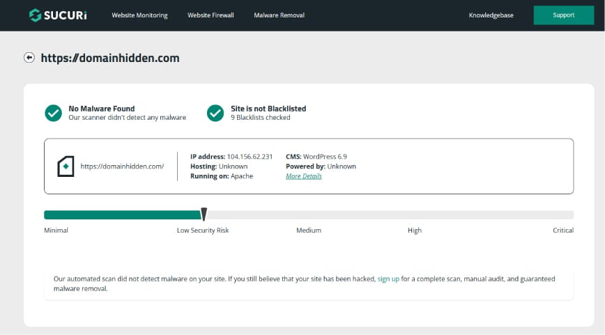Malware-Removal-Sucuri-After